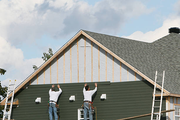 Professional Siding Replacement technician working in Benson, NC